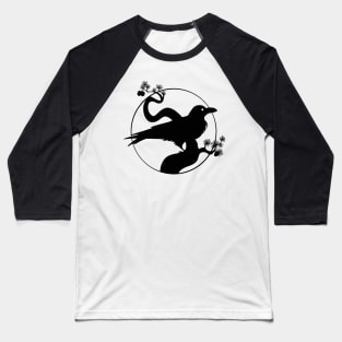 Raven Silhouette I Baseball T-Shirt